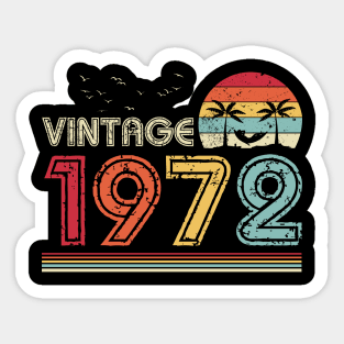 Vintage 1972 Limited Edition 49th Birthday Gift 49 Years Old Sticker